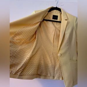 The Limited yellow classic blazer